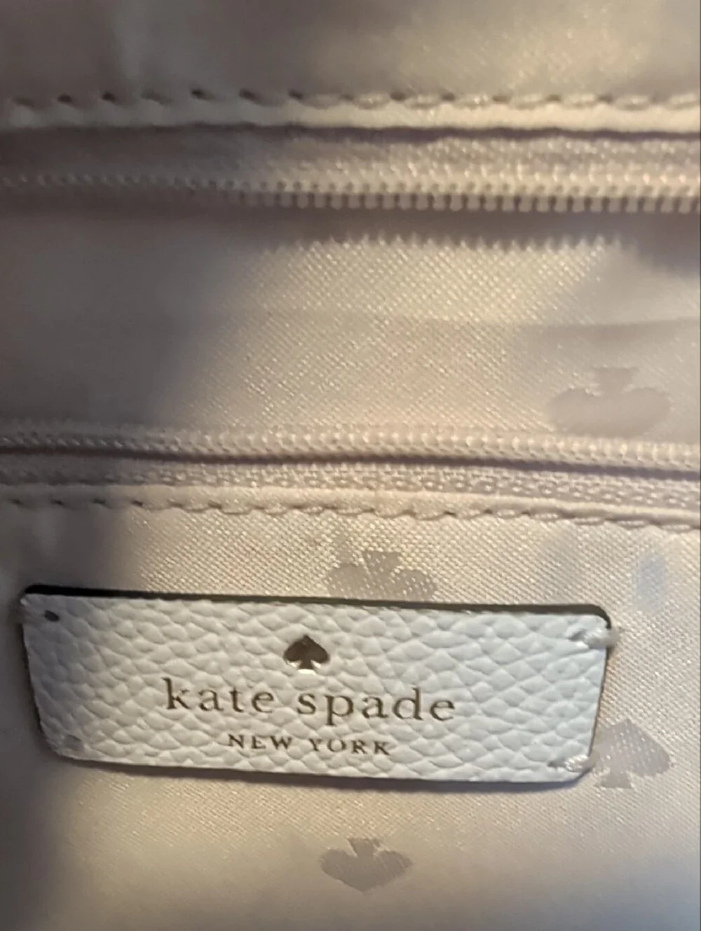 kate spade Pebbled Cream Leather Tote